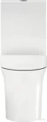 Duravit WHITE TULIP perem nélküli vario kifolyós monoblokkos wc,tartály és ülőke nélkül,HygieneGlaze mázzal,2197092000