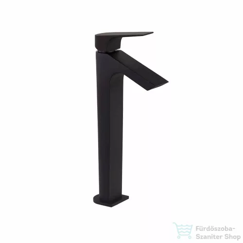 RamonSoler URBAN CHIC XL magasított mosdó csaptelep leeresztő nélkül, matt fekete 21A303607