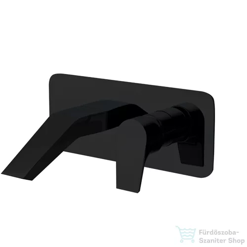 RamonSoler URBAN CHIC falsík alatti mosdó csaptelep 14 cm-es kifolyóval, leeresztő nélkül, matt fekete 21A303619