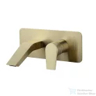 RamonSoler URBAN CHIC falsík alatti mosdó csaptelep 14 cm-es kifolyóval, leeresztő nélkül, szálcsiszolt arany 21A303634