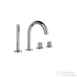   RamonSoler URBAN CHIC 4 üléses termosztátos kádtöltő csaptelep zuhanyszettel, króm 21C312360