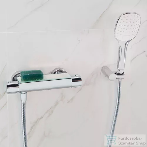 RamonSoler URBAN CHIC fali termosztátos zuhany csaptelep zuhanyszett nélkül, króm 21D302411