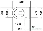 Duravit Starck 3 fali wc 2200090000 ( 220009 )
