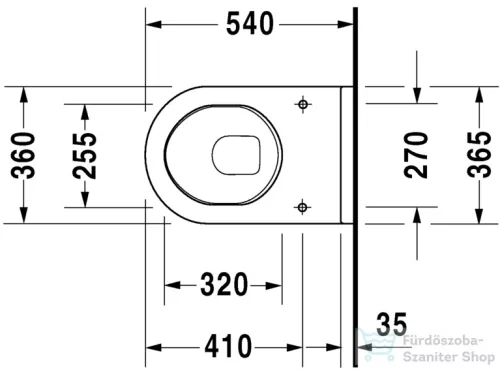 Duravit Starck 3 fali wc 2200090000 ( 220009 )