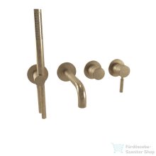   Bugnatese KOBUK Fal alatti kádcsaptelep kézizuhannyal bronz színben 2201BR