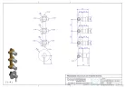 Bugnatese Kobuk 3 állású falsík alatti kád/zuhany csaptelep belső egységgel.matt fehér 2207BI