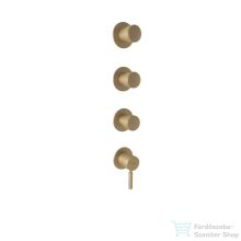   Bugnatese Kobuk 3 állású falsík alatti kád/zuhany csaptelep belső egységgel.matt bronz 2207BO