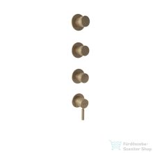   Bugnatese Kobuk 3 állású falsík alatti kád/zuhany csaptelep belső egységgel,bronz 2207BR