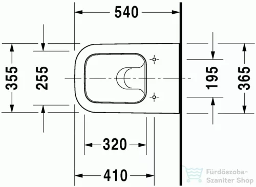 Duravit Happy D.2 fali wc 2221090000 ( 222109 )