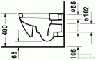 Duravit Happy D.2 fali wc 2221090000 ( 222109 )