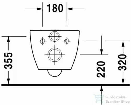 Duravit Happy D.2 fali wc 2221090000 ( 222109 )