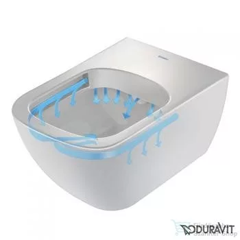 Duravit Happy D.2 öblítőperem nélküli Rimless fali wc 2222090000 ( 222209 )