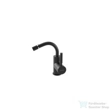   Bugnatese KOBUK bidé csaptelep, automata leeresztővel, matt fekete 2223NE