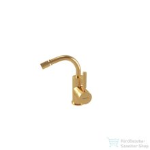   Bugnatese KOBUK bidé csaptelep, automata leeresztővel, szálcsiszolt arany 2223OS