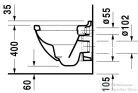 Duravit Starck 3 Compact fali wc Durafix rögzítéssel HygieneGlaze felülettel 2227092000 ( 222709 )