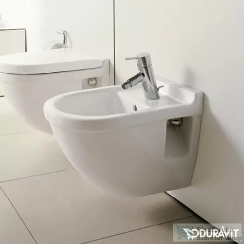Duravit Starck 3 Compact fali bidé WonderGliss felülettel 22311500001 ( 223115 )