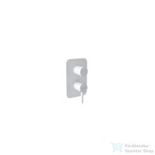   Bugnatese KOBUK Fal alatti 3 állású zuhanyváltó komplett matt fehér színben 2231BI