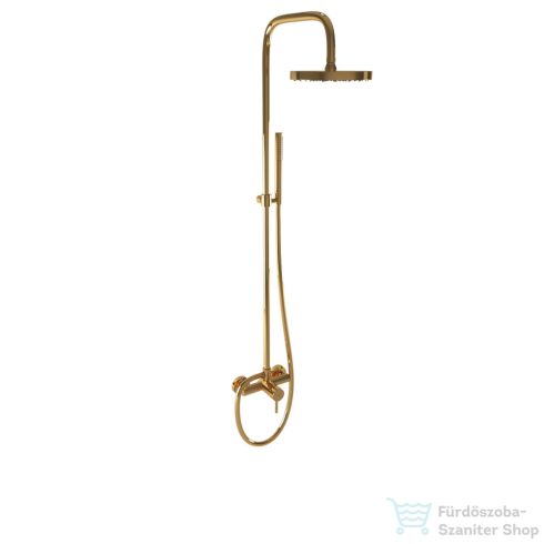 Bugnatese KOBUK zuhanyrendszer 20,4 cm-es fejzuhannyal,zuhanyszettel,arany 2236CDO
