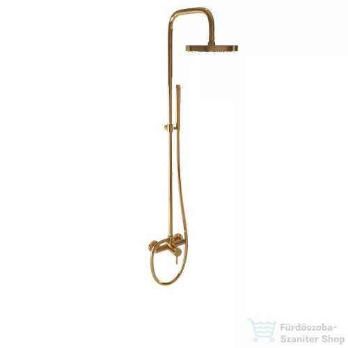 Bugnatese KOBUK zuhanyrendszer 20,4 cm-es fejzuhannyal,zuhanyszettel,arany 2236CDO