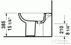 Duravit D-Code álló bidé 22381000002 ( 223810 )