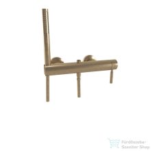   Bugnatese KOBUK zuhany csaptelep zuhanyszettel,3/4"-os felső csatlakozással rudas esőztetőhöz,bronz 2242BR