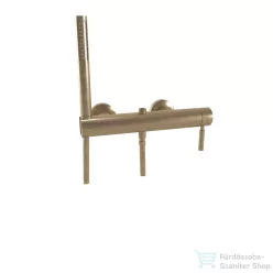   Bugnatese KOBUK zuhany csaptelep zuhanyszettel,3/4"-os felső csatlakozással rudas esőztetőhöz,bronz 2242BR