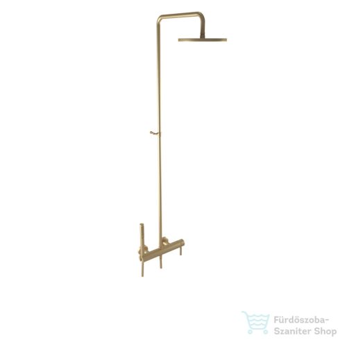 Bugnatese KOBUK zuhanyrendszer 20 cm-es fejzuhannyal,zuhanyszettel,matt bronz 2242CBO