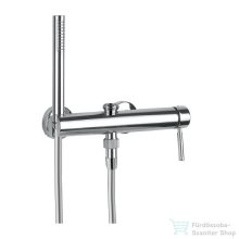   Bugnatese KOBUK zuhany csaptelep zuhanyszettel,3/4"-os felső csatlakozással rudas esőztetőhöz,króm 2242CR