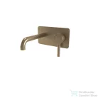 Bugnatese KOBUK Fal alatti mosdócsaptelep 19 cm kifolyóval bronz színben, leeresztő nélkül,  2243BR