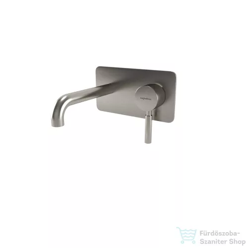 Bugnatese KOBUK Fal alatti mosdócsaptelep 19 cm kifolyóval szálcsiszolt nikkel színben, leeresztő nélkül,  2243NS