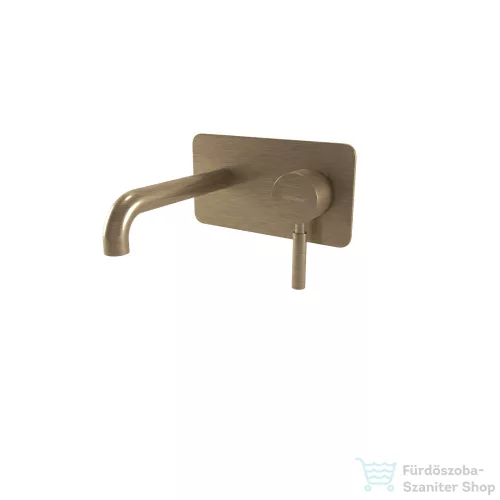 Bugnatese KOBUK falsík alatti mosdócsaptelep 19 cm-es kifolyóval,click-clack leeresztővel,bronz 2243SCBR