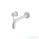 Bugnatese KOBUK Fal alatti mosdócsaptelep 23 cm kifolyóval matt fehér színben, leeresztő nélkül,  2246BI