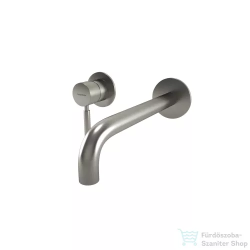 Bugnatese KOBUK Fal alatti mosdócsaptelep 22 cm kifolyóval szálcsiszolt nikkel színben, leeresztő nélkül,  2246NS