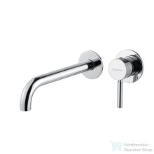   Bugnatese KOBUK falsík alatti mosdó csaptelep 22 cm-es kifolyóval,click-clack leeresztővel,Króm 2246SCCR