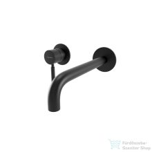   Bugnatese KOBUK falsík alatti mosdó csaptelep 22 cm-es kifolyóval,click-clack leeresztővel,Matt fekete 2246SCNE