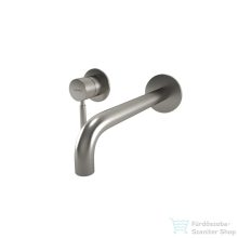   Bugnatese KOBUK falsík alatti mosdó csaptelep 22 cm-es kifolyóval,click-clack leeresztővel,Szálcsiszolt nikkel 2246SCNS