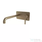 Bugnatese KOBUK Fal alatti mosdócsaptelep 22 cm kifolyóval bronz színben, leeresztő nélkül,  2247BR