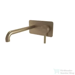   Bugnatese KOBUK Fal alatti mosdócsaptelep 22 cm kifolyóval bronz színben, leeresztő nélkül,  2247BR