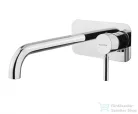 Bugnatese KOBUK Fal alatti mosdócsaptelep 22 cm kifolyóval króm színben, leeresztő nélkül,  2247CR