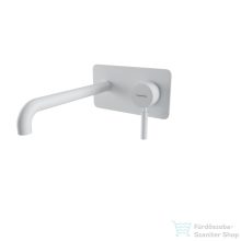   Bugnatese KOBUK falsík alatti mosdócsaptelep 22 cm-es kifolyóval,click-clack leeresztővel,Matt fehér 2247SCBI