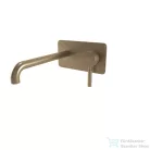 Bugnatese KOBUK falsík alatti mosdócsaptelep 22 cm-es kifolyóval,click-clack leeresztővel,Bronz 2247SCBR
