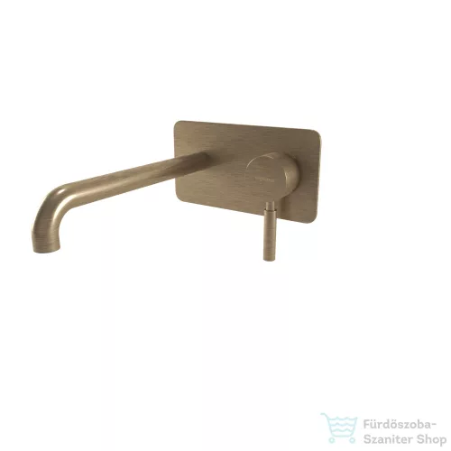 Bugnatese KOBUK falsík alatti mosdócsaptelep 22 cm-es kifolyóval,click-clack leeresztővel,Bronz 2247SCBR