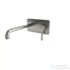 Bugnatese KOBUK falsík alatti mosdócsaptelep 22 cm-es kifolyóval,click-clack leeresztővel,Szálcsiszolt nikkel 2247SCNS