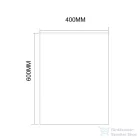 AQUALINE csiszolt tükör akasztó nélkül, 40x60cm (22491)