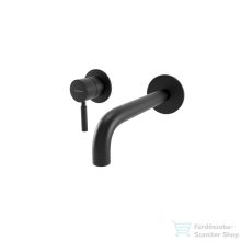   Bugnatese KOBUK falsík alatti mosdó csaptelep 19 cm-es kifolyóval,leeresztő nélkül,Matt fekete 2251NE