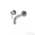 Bugnatese KOBUK falsík alatti mosdó csaptelep 19 cm-es kifolyóval,leeresztő nélkül,Szálcsiszolt nikkel 2251NS