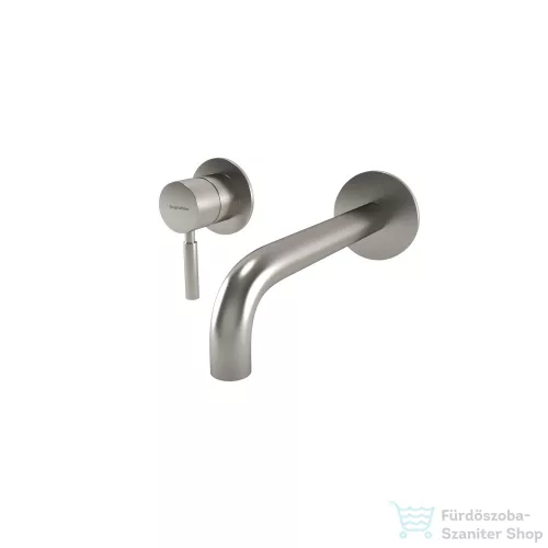 Bugnatese KOBUK falsík alatti mosdó csaptelep 19 cm-es kifolyóval,leeresztő nélkül,Szálcsiszolt nikkel 2251NS
