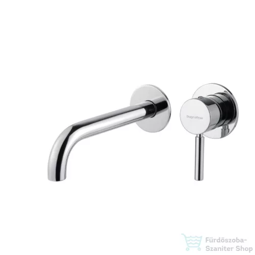 Bugnatese KOBUK falsík alatti mosdó csaptelep 19 cm-es kifolyóval,click-clack leeresztővel,Króm 2251SCCR