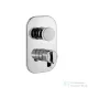 Bugnatese Kobuk 3 utas falsík alatti termosztátos kád/zuhany csaptelep belső egységgel,króm 2253CR
