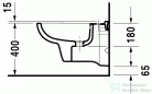 Duravit D-Code fali bidé 22571500002 ( 225715 )